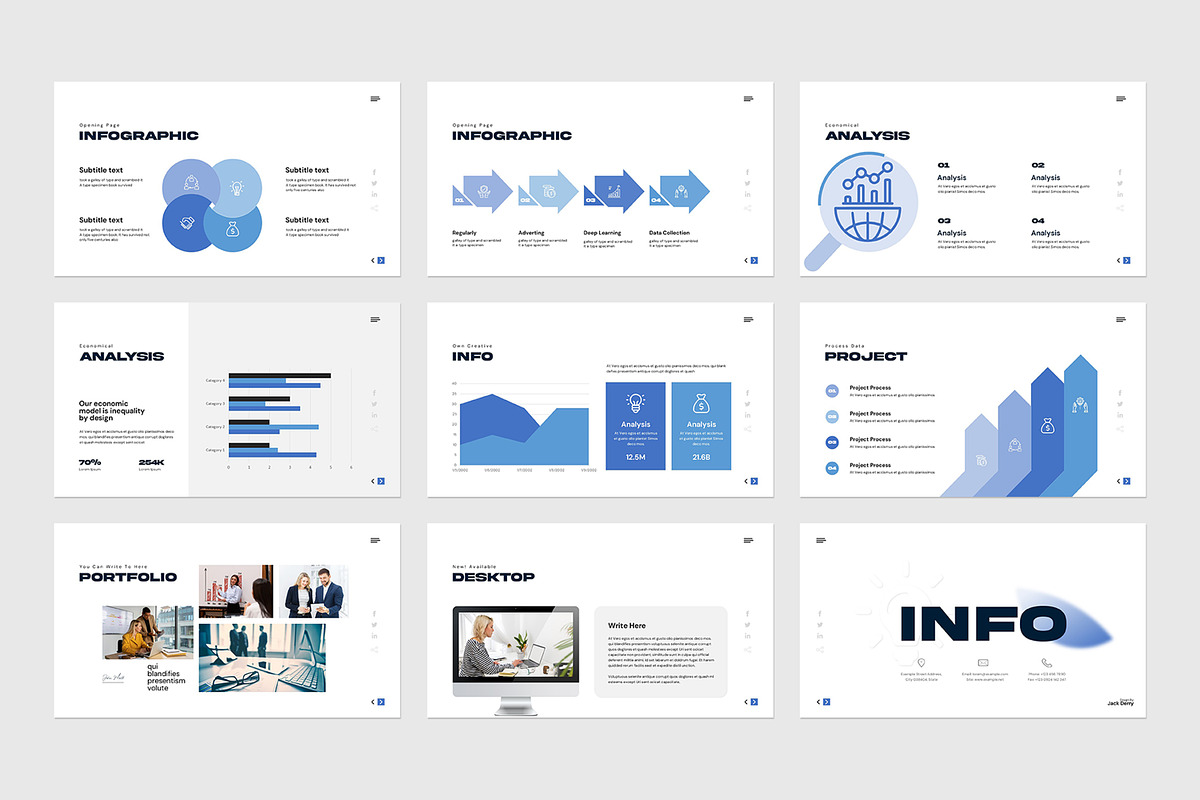 Idea Presentation Template, a Presentation Template by evgenystudio (Photo 8 of 8)