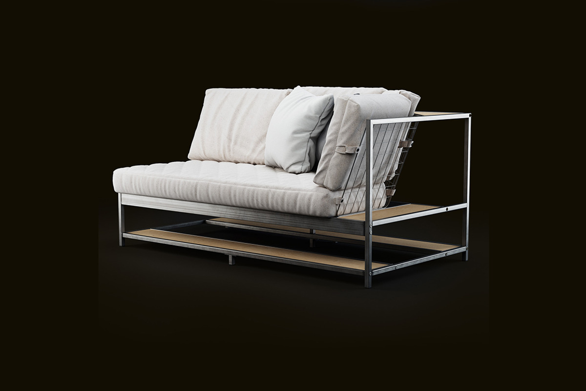 IKEA Ekebol Sofa, a Furniture 3D Model by dk 3d models (Photo 2 of 8)