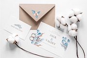 Watercolor Blue Winter Clipart, an Illustration by YuliyaArtGarden (Thumbnail 3 of 9)