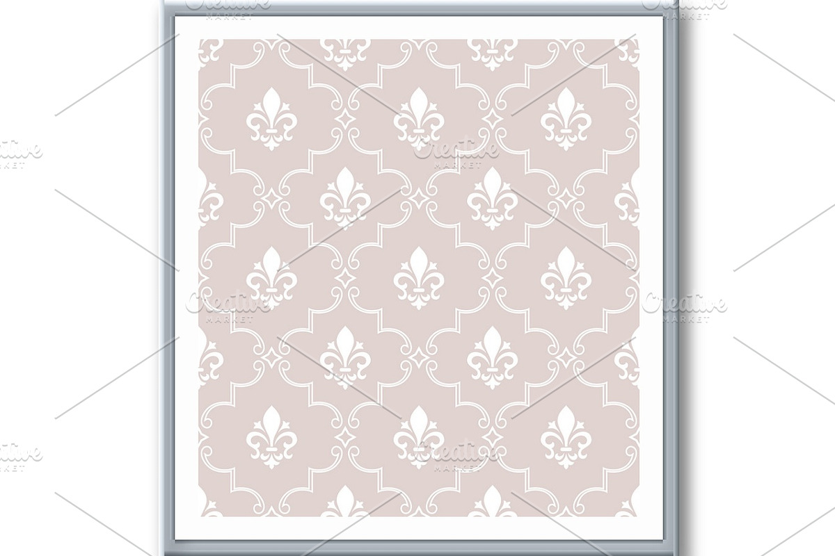 Geometric seamless floral pattern, a Pattern Graphic by RODINA (Photo 3 of 3)