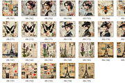 195 Vintage Collage Pages, an Illustration by HubbaDigitals (Thumbnail 6 of 6)