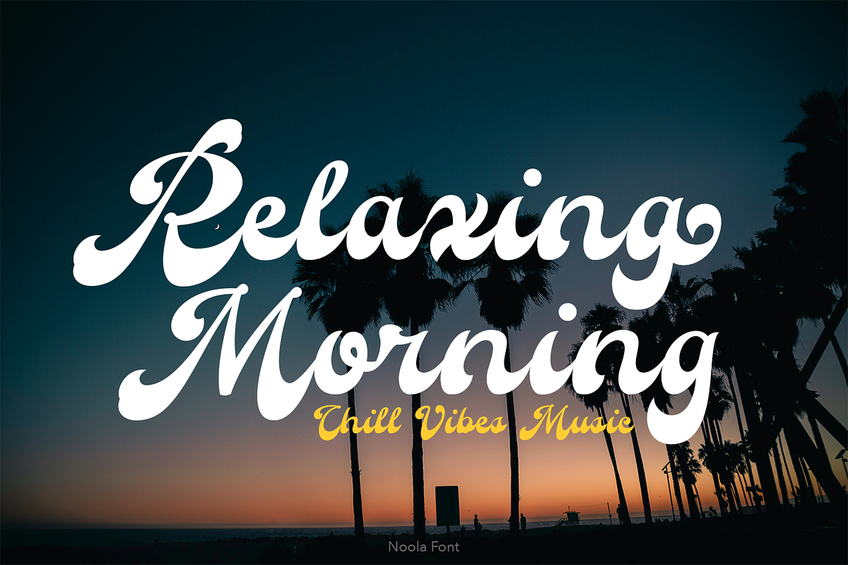 Noola Retro Font, a Script Font by TypeClassHeroes (Photo 13 of 15)