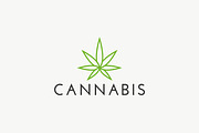 Green Cannabis Leaf Logo, a Branding & Logo Template by Signatoro (Thumbnail 2 of 2)