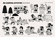 50 Camping Activities, an Illustration by monkik (Thumbnail 14 of 21)