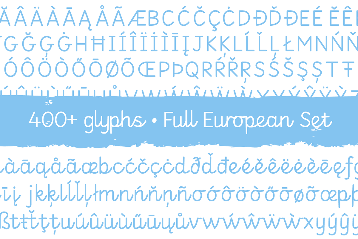 KID CURSIVE | school & teacher font, a Script Font by Little Type Factory (Photo 13 of 13)