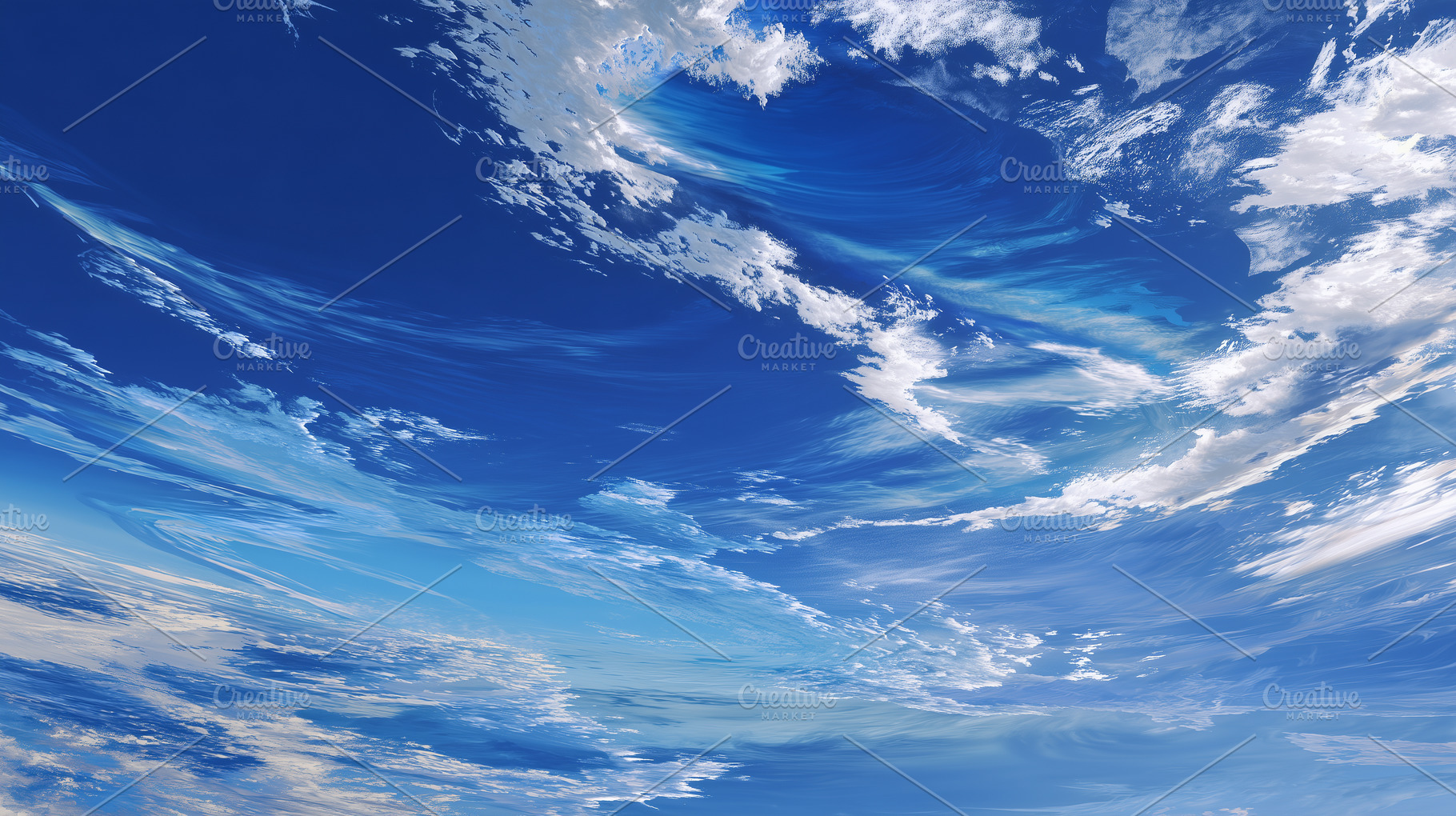 Stunning view of a vivid blue sky, a Nature Photo by MistyDay