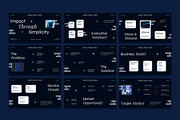 Dark Blue Business Plan Presentation, a Presentation Template by Willartry (Thumbnail 3 of 4)
