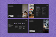 Proposal Template for Ai, Id, Canva, a Templates & Theme by Hannah Bacon Design (Thumbnail 8 of 10)