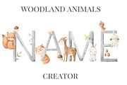 Name Creator - woodland animals, an Animal Illustration by Alesya Pytskaya (Thumbnail 1 of 8)