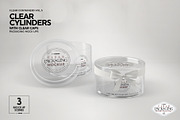 Clear Cylinders Clear Caps Mockups, a Packaging Mockup by INCDesign (Thumbnail 12 of 14)