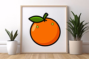 Cartoon Blood Orange Clipart Set, a Food Illustration by newminddesign (Thumbnail 6 of 8)