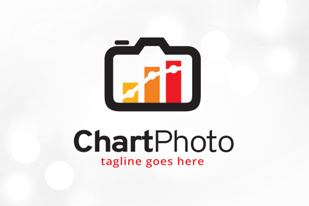 Chart Photo Logo Template, a Branding & Logo Template by gunaonedesign