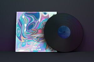 Holo Iridescence 3D Shapes Graphics