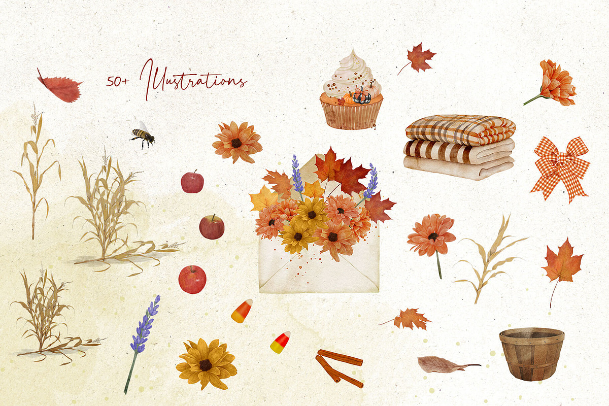 Autumn Illustrations & Printables, a Decorative Illustration by Maggie Stilwell Design (Photo 7 of 16)