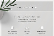 Word Resume & Cover Letter Template, a Resume Template by DemeDesign (Thumbnail 5 of 6)
