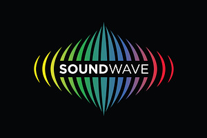 Music Logo Concept Sound Wave