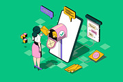 Business Isometric Web Illustrations, a Templates & Theme by alexdndz (Thumbnail 13 of 21)