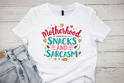 Motherhood Powered by Snacks Sarcasm, an Illustration by Awieee1 (Thumbnail 2 of 4)