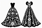 Fashion Dress Silhouette Bundle, an Illustration by BIPLOB EXPERT (Thumbnail 6 of 21)