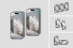 Premium Realistic iPhone Pro Mockup, an iPhone Mockup by Pikachudesign