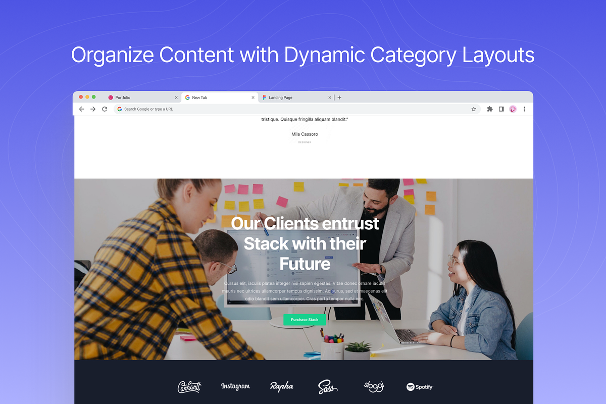 Stack - Multi-purpose Template, an UI Kit Template by YoArts (Photo 3 of 5)