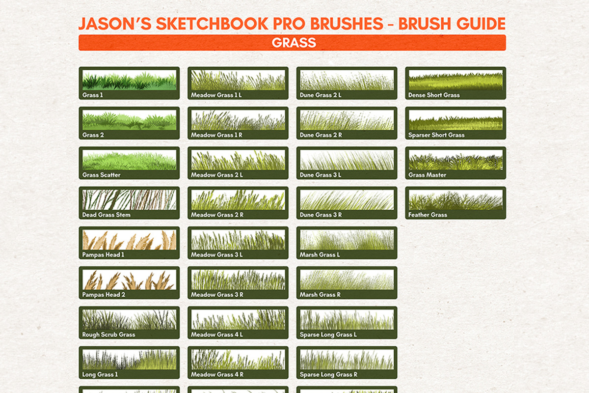 Jason's Sketchbook Pro MEGA SET, a Brush Add-On by Jasons Brushes (Photo 11 of 16)