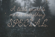 Spark Veil Decorative Glitter Font, a Script Font by AnMark (Thumbnail 7 of 13)