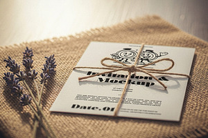 Invitation Card Mockup, a Product Mockup by Designer Dude