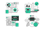 ChatGPT, a Technology Illustration by inspiring.team (Thumbnail 2 of 4)