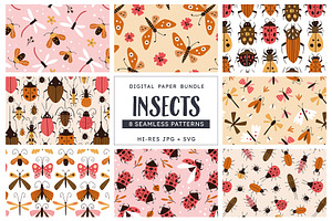 Insects Pattern Collection