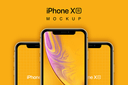 iPhone XS, XR Mockups PSD & Sketch, an iPhone Mockup by Ui Markets (Thumbnail 15 of 27)