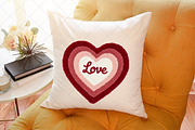 Faux Yarn Valentine Heart Png, an Illustration by SinaCreation (Thumbnail 7 of 7)