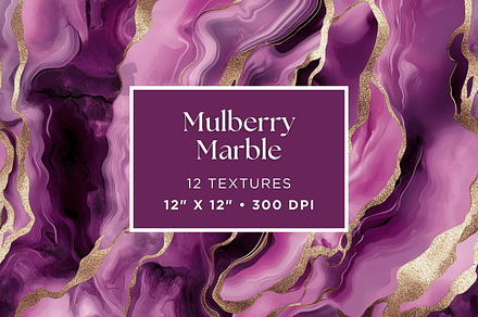 Mulberry Marble Textures