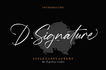D.Signature Font