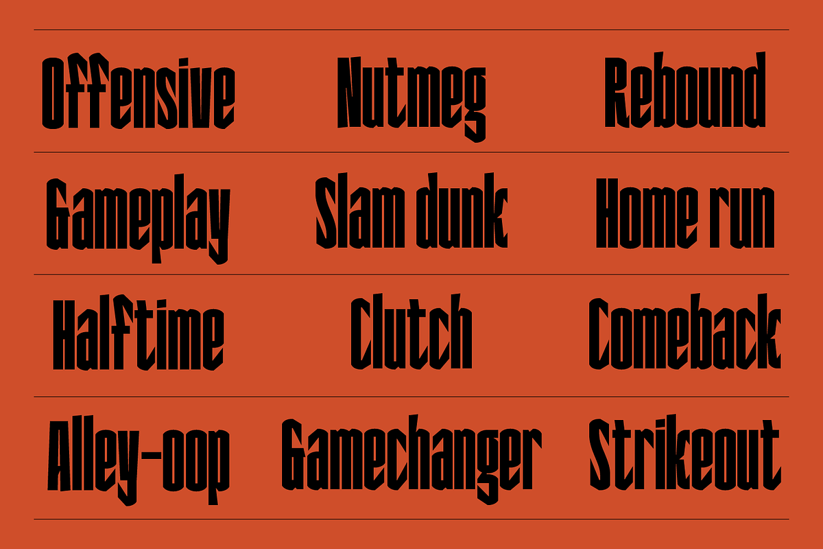 AO Hailstone - Condensed Display, a Sans Serif Font by OwunStudio (Photo 9 of 18)