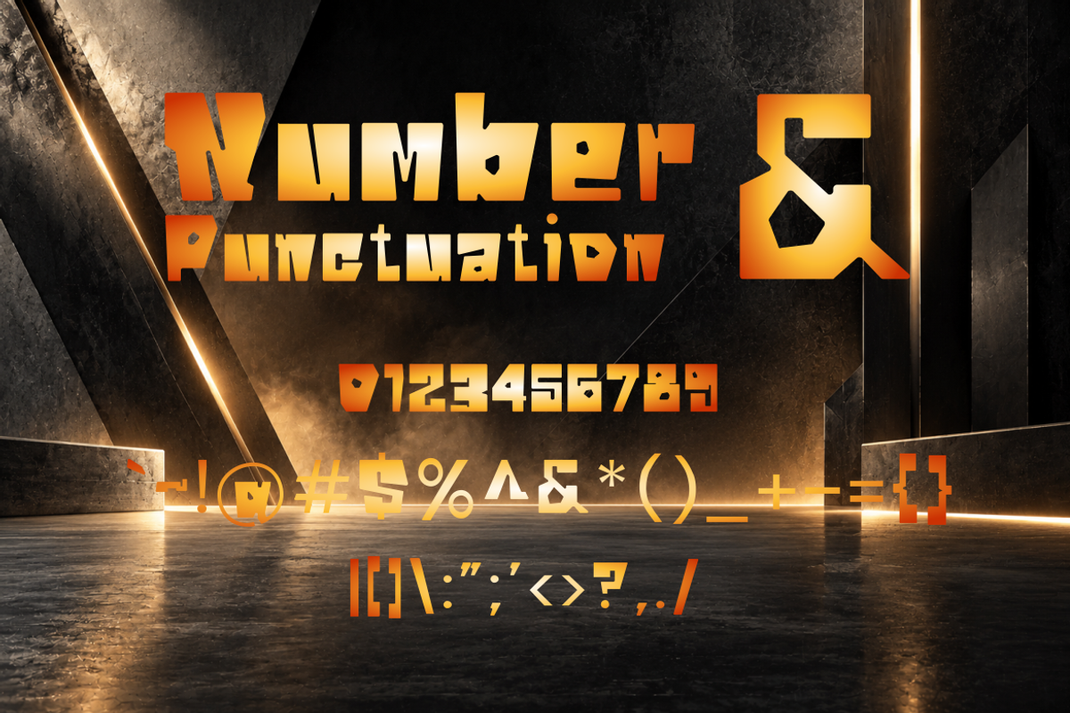 Axiron, a Symbol Font by zerologicstudio (Photo 8 of 10)