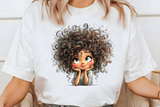 Makeup girl clipart, an Illustration by Libby Wishes (Thumbnail 4 of 7)