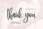 Saturday Brunch, a tight tall script, a Script Font by Rachel White Art (Thumbnail 8 of 18)