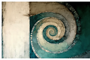 Baal Collection · Blue Spiral, a Texture Illustration by milatovar (Thumbnail 7 of 16)