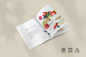 Cook- And Recipebook / Canva Indd