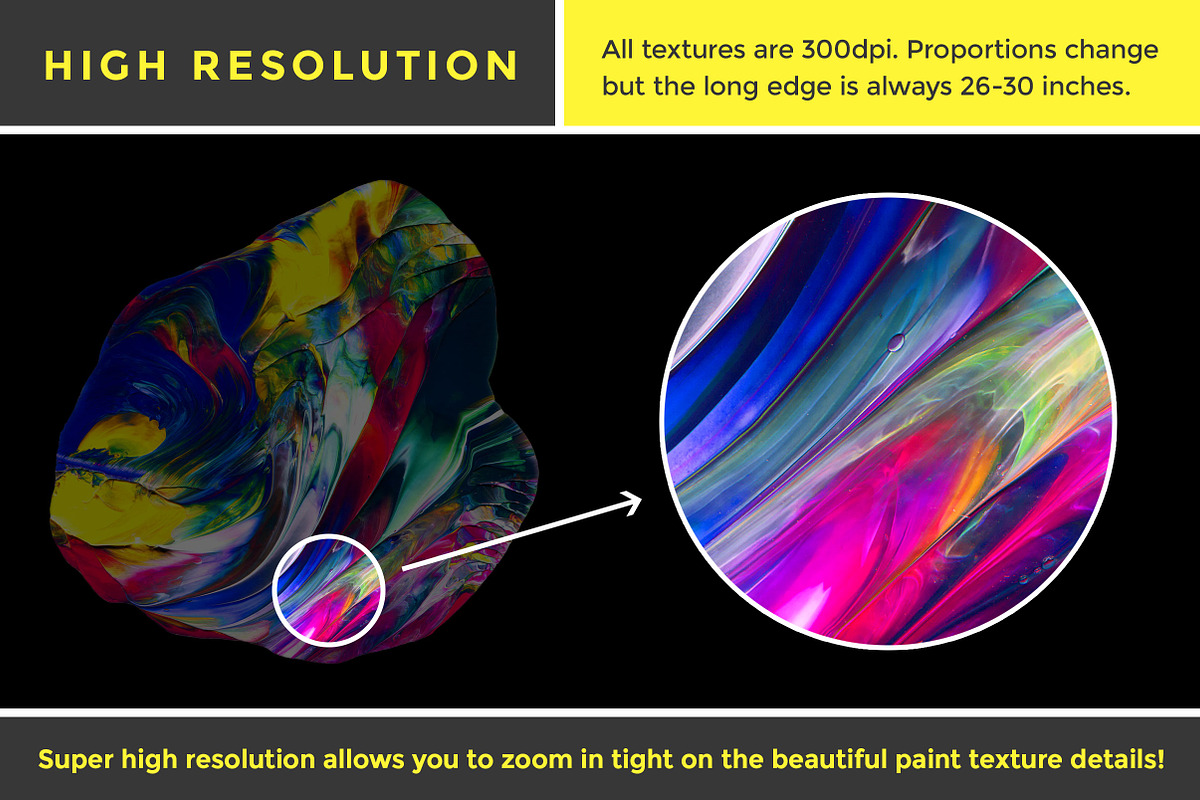 Float: Isolated Paint Textures, a Texture Graphic by Chroma Supply
