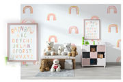 Watercolor Rainbow Alphabet Set, an Education Illustration by MayaNavits (Thumbnail 6 of 7)