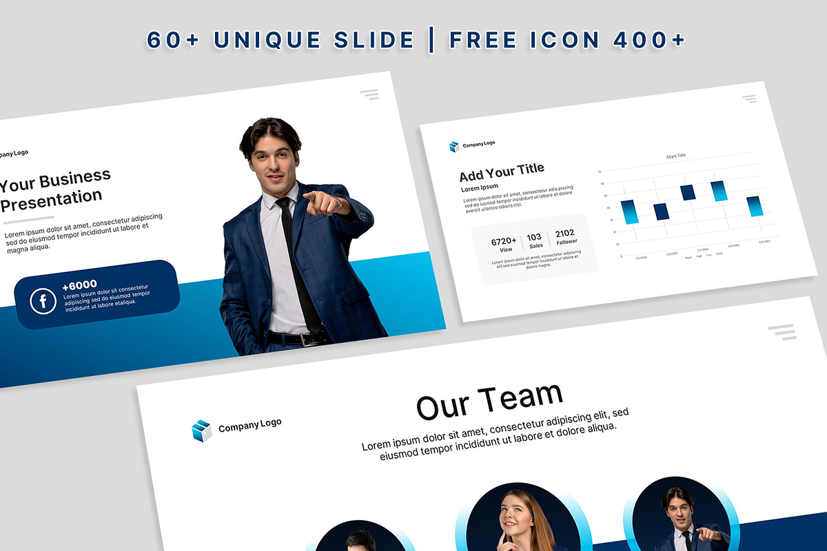 Modern Minimalist Business PowerPoin, a Presentation Template by SKY CREATION (Photo 2 of 6)