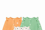 Baby Cardigan with Flounces Mock-up, a Hoody Mockup by Mocca Mockups Store (Thumbnail 10 of 18)