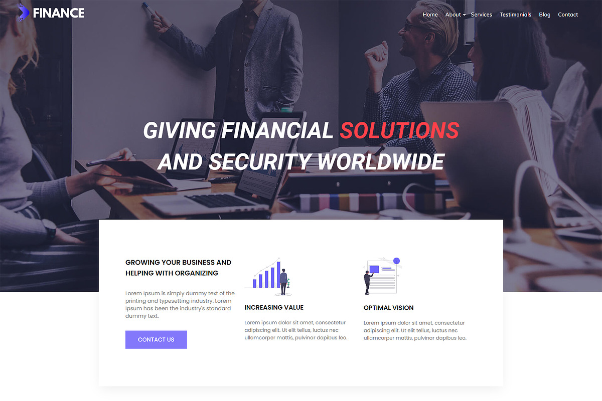 Finance WordPress Theme - TotalFinance