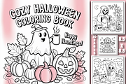 Cozy Halloween Coloring Book for Kid, a Seasonal Illustration by Design Zone (Thumbnail 1 of 5)
