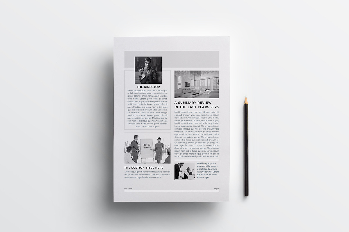Newsletter | MS Word & Indesign, a Brochure Template by obayes (Photo 5 of 10)