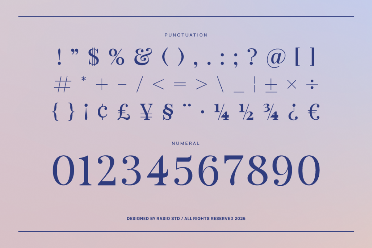Alurane Elegant Display Serif Font, a Serif Font by Rasio Studio (Photo 3 of 10)