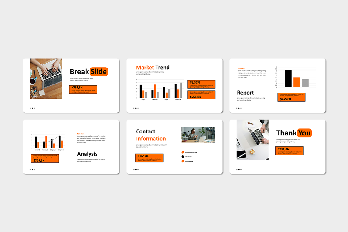 Pitch Deck - Keynote Template, a Presentation Template by QR Design Studio (Photo 3 of 3)