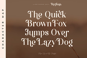 Regikan A New Modern Serif Font